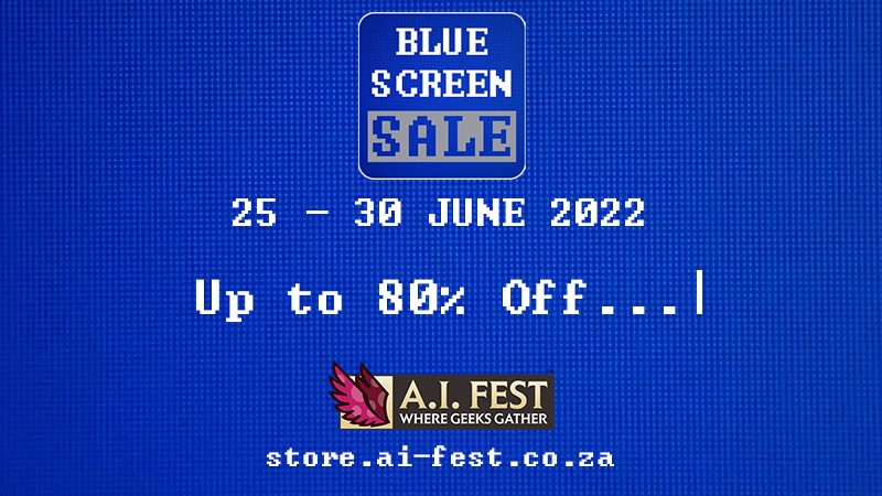 Blue Screen Sale